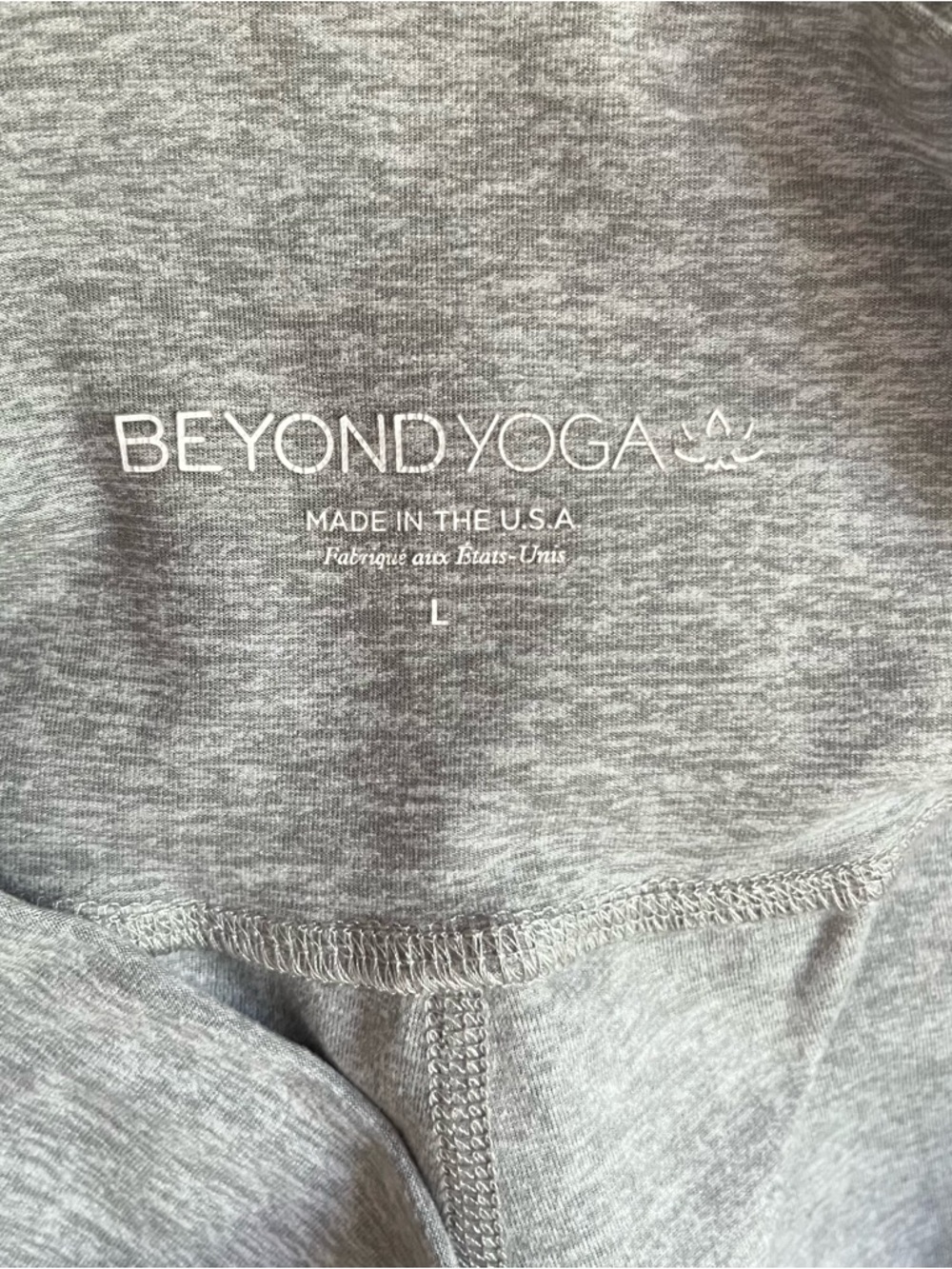 Beyond Yoga Jogger Pants Large Grey Space Dye Pockets - Picture 5 of 5